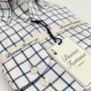 camisas buona fortuna comprar online camisas italianas exlusivas cuadros marrones azules fondo beige