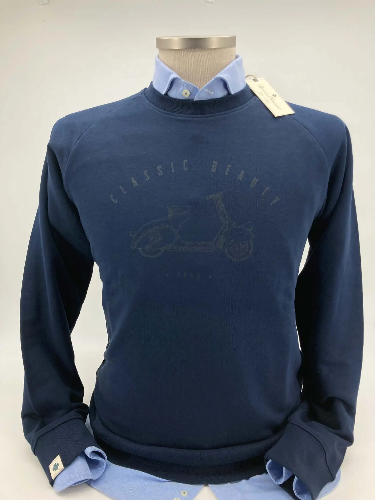 Sudadera Vespa Marino • Buona Fortuna Selection