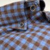 comprar camisa exclusiva hombre vestir ceremonia sport cuadros marrones azules detalle