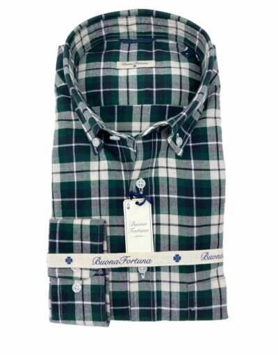 comprar camisa exclusiva hombre vestir ceremonia sport invierno oxford algodon bolsillo cuadros verdes crudos azules shop