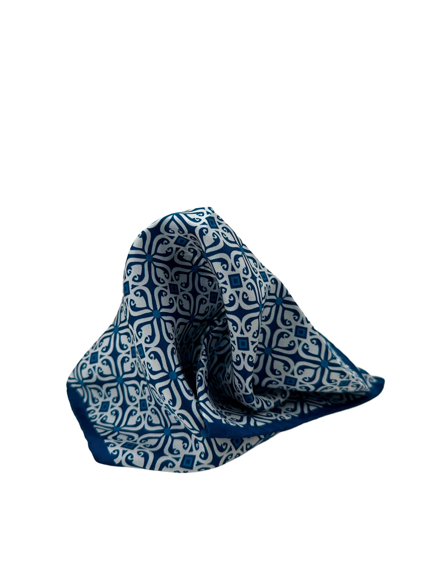 Pochette mosaico azul