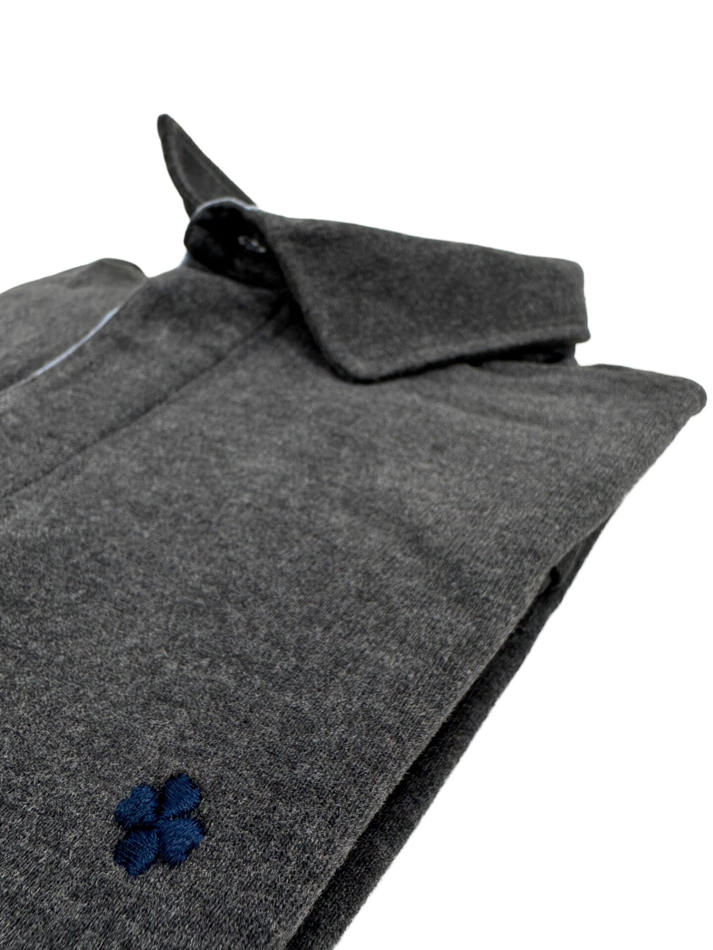 Polo Manga Larga Gris Hunt