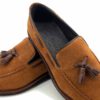 zapatos piel buona fortuna zapatos exclusivos comprar online moda italiana-shop marrones mocasin serraje borla