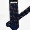 tienda online ropa hombre exclusiva corbatas ceremonia lana azul marino dibujos amebas marrones shop