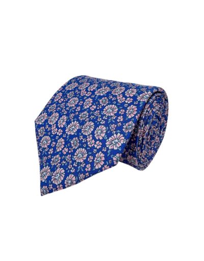 tienda online ropa hombre exclusiva corbatas ceremoniaCorbata Estampada Twill Flores Liberty Rosa