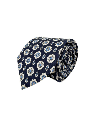 tienda online ropa hombre exclusiva corbatas ceremonia Corbata Estampada Twill Estrellas Azules
