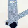 tienda online ropa hombre exclusiva corbatas ceremonia Corbata Estampada Twill Flor Celeste