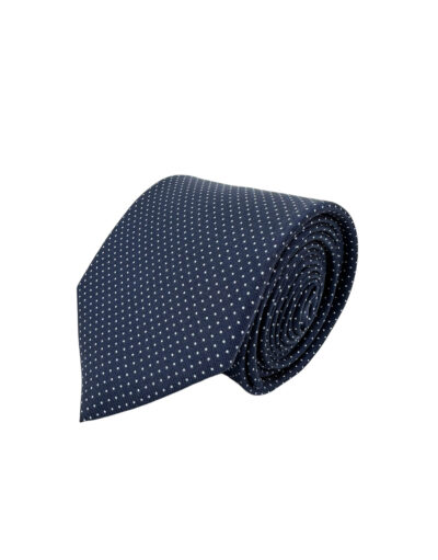tienda online ropa hombre exclusiva corbatas ceremonia seda twill micro topo azul marino shop