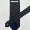 tienda online ropa hombre exclusiva corbatas ceremonia seda twill micro topo negro detalle