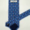 tienda online ropa hombre exclusiva corbatas ceremonia twill seda azul estrellas turquesas blancas tostadas detalle