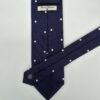 tienda online ropa hombre exclusiva corbatas ceremonia seda jacquard extructura oxford topo blanco detalle