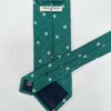 tienda online ropa hombre exclusiva corbatas ceremonia seda Corbata Tejida Jacquard Floresblancas detalle