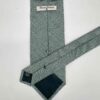 venta online corbata exclusiva jacquard tejida ceremonia cuadro gales verde detalle