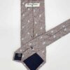 venta online corbata exclusiva jacquard tejida ceremonia tostada dibujos topos amebas shop