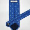 venta online corbata exclusiva twill estampada ceremonia azul dibujos amebas azul detalle