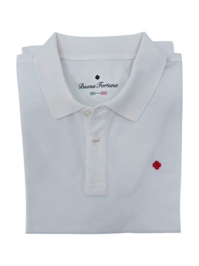 Polo Manga Corta Miami Blanco