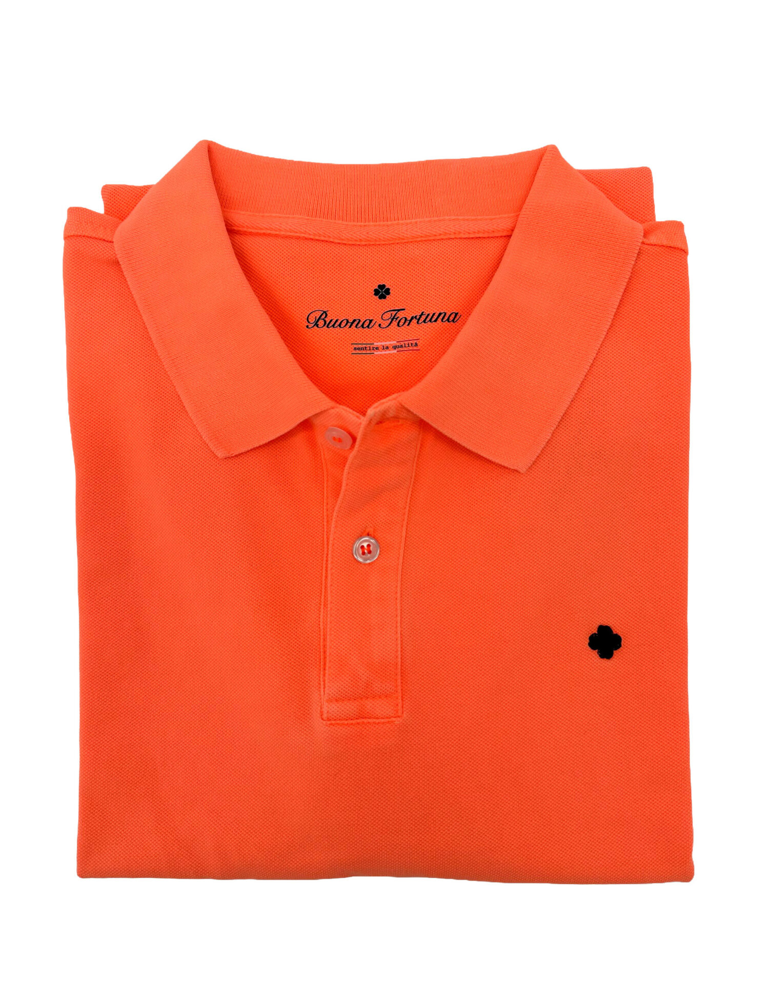 Polo Manga Corta Miami Naranja