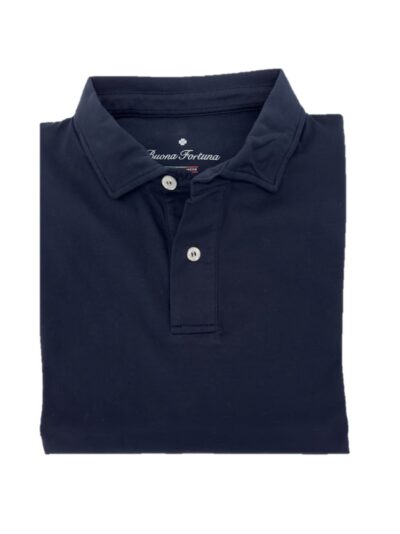 Polo Manga Corta Boss Marino