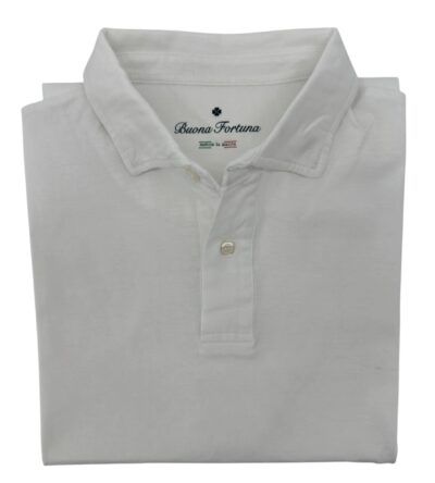 Polo Manga Corta Boss Blanco